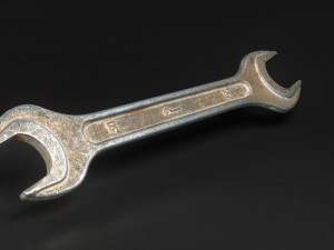 wrench game-ready photoscan 03 Modelo 3D