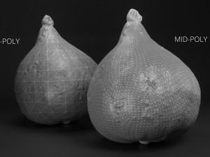 exotic pumpkin game-ready photoscan 01 3D Model