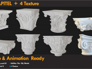 21 Carved Bracket Modello 3D