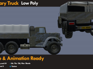 Military Truck 3D Model