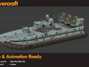 Hovercraft 3D Modell