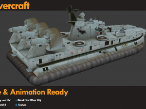 Hovercraft 3D Модель