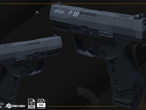 Walther P99 Modelo 3D