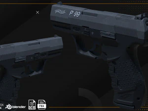 Walther P99 3D Model
