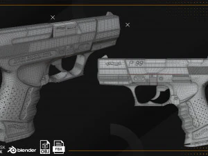 Walther P99 3D Model
