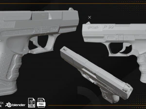Walther P99 3D Model