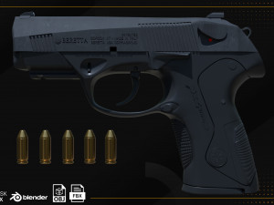 Beretta Px4 Storm 3D Модель