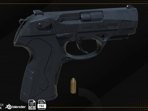 Beretta Px4 Storm 3D Модель