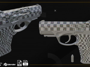Beretta Px4 Storm 3D Модель