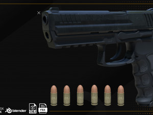 Heckler Koch P30L Modèle 3D