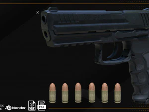 Heckler Koch P30L 3D Model