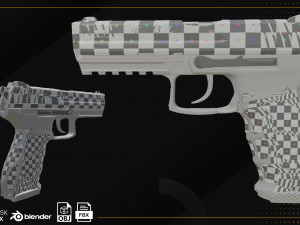 Heckler Koch P30L Modèle 3D