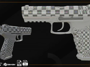 Heckler Koch P30L 3D Model