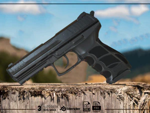 Heckler Koch P30L 3D Model