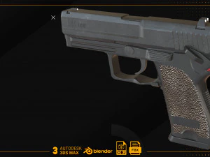 Heckler Koch USP 3D Model