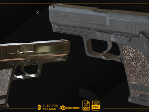 Heckler Koch USP 3D Model