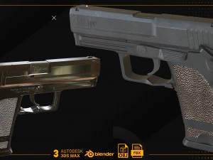 Heckler Koch USP 3D Model
