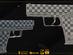 Heckler Koch USP 3D Model