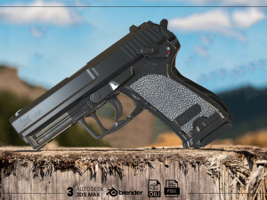 Heckler Koch USP 3D Model