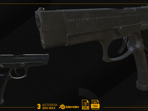 MP-443 Grach Model 3D