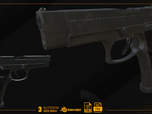 MP-443 Grach 3D Model