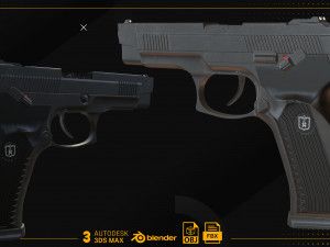 MP-443 Grach Model 3D