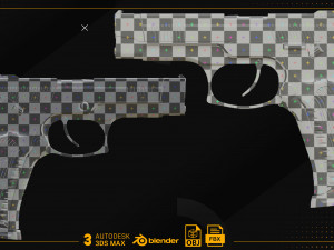 MP-443 Grach Model 3D