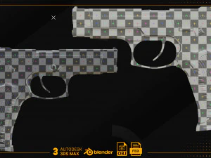 MP-443 Grach 3D Model