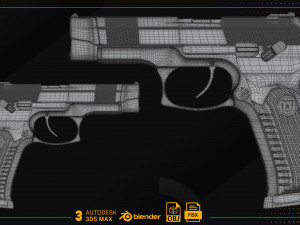 MP-443 Grach Model 3D