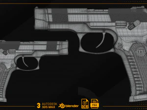 MP-443 Grach 3D Model