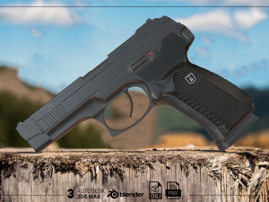 MP-443 Grach Model 3D