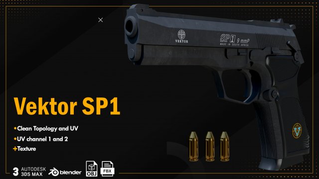 Vektor SP1 3D Модель .c4d .max .obj .3ds .fbx .stl .blend