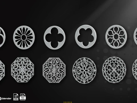 60 Gothic Window 3D Model