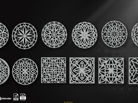 60 Gothic Window 3D Model