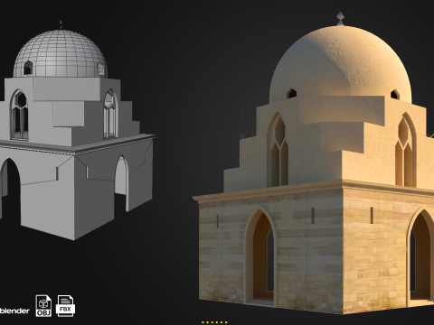 6 Arabic and Islamic Buildings Modelo 3D