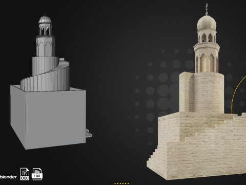 6 Arabic and Islamic Buildings Modelo 3D
