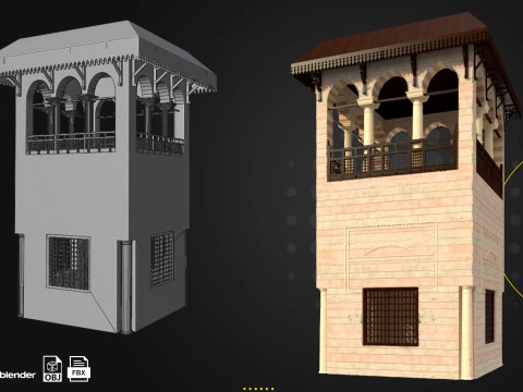 6 Arabic and Islamic Buildings 3D Model