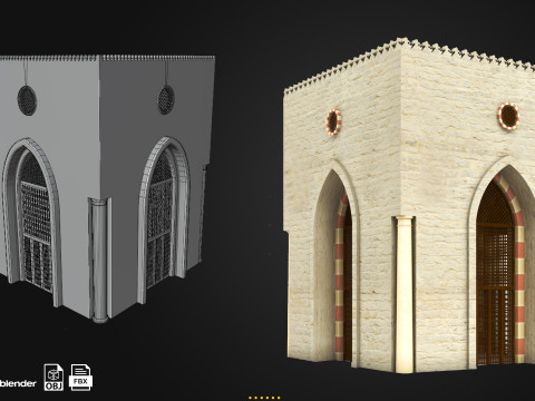 6 Arabic and Islamic Buildings Modelo 3D