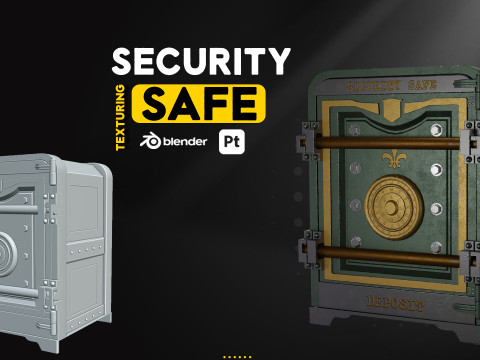 9 Old Security Safe Tutorial 3D Model