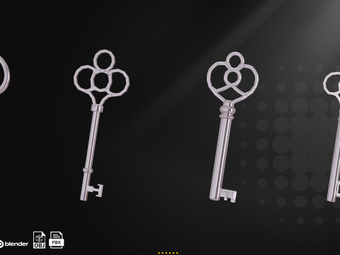 20 Traditional key 3D Model