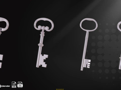 20 Traditional key 3D Model