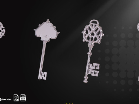 20 Traditional key 3D Model