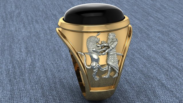 Ring 3D Model .c4d .max .obj .3ds .fbx .stl .blend 