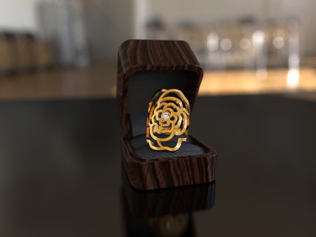 Ring 3D Модель .c4d .max .obj .3ds .fbx .stl .blend 