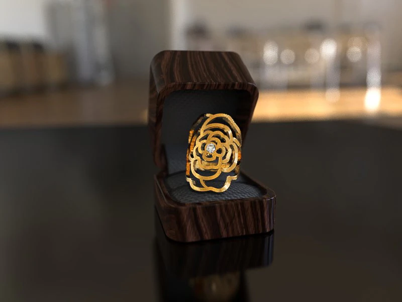 Ring 3D Model .c4d .max .obj .3ds .fbx .stl .blend