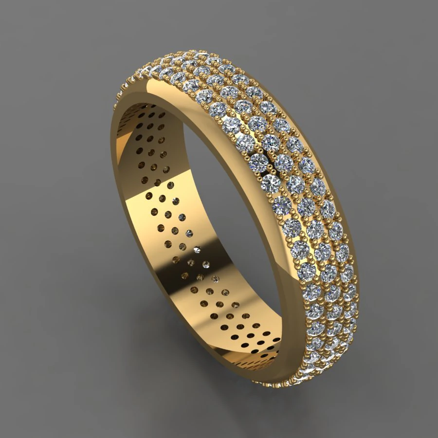 Jewelry Ring 3D Model .c4d .max .obj .3ds .fbx .stl .blend 