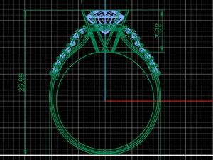 Solitaire Ring 3D Model