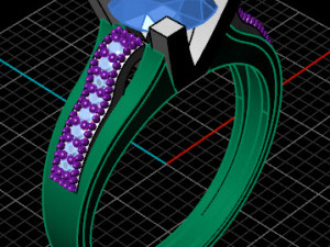 Solitaire Ring Model 3D