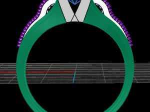 Solitaire Ring Model 3D