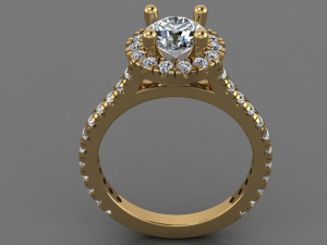 Solitaire Ring 3D Model